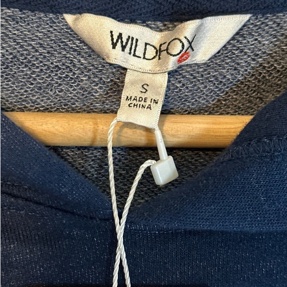 Wildfox Hoodie Sweatshirt Sz S Navy Custon "Rotten Rottie Rescue" French Terry - Picture 5 of 12